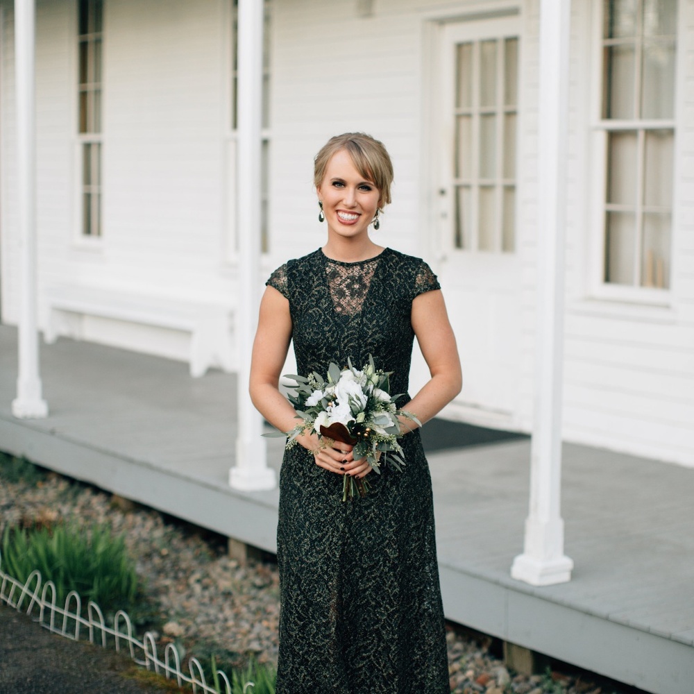 Formal Black and Gold Dress